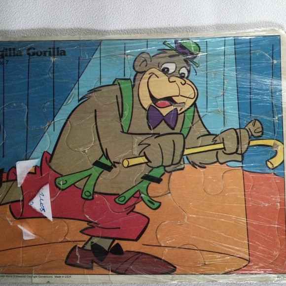 4 vintage puzzles Magilla Gorilla, Sesame street, Taz Mania, Rudolf age 3-7 - Picture 5 of 7